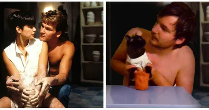Hilarisch dit! Deze man doet beroemde filmscènes na, samen met zijn kat!