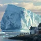 Iceberg Drifts Dangerously Close to Village – Locals Turn Pale When They See What’s on It