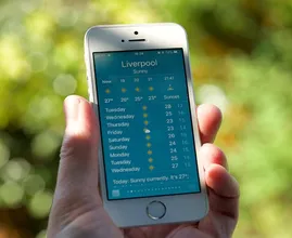 Meevallertje: 'Weer-apps lijken vaak te negatief'
