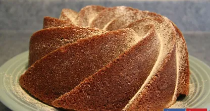 Rezept: Vanillekuchen mit Eierlikör.
