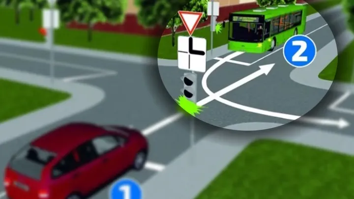 Which car has the right of way? Not many people know!