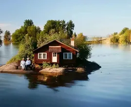 This Elderly Couple Lives in a Tiny Island Home  – But Wait Until you see Inside!