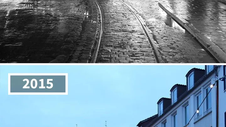 These photo's were taken 100 years apart and it's crazy how much the world has changed!
