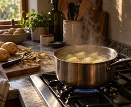 Warum man Kartoffeln niemals in Wasser kochen sollte