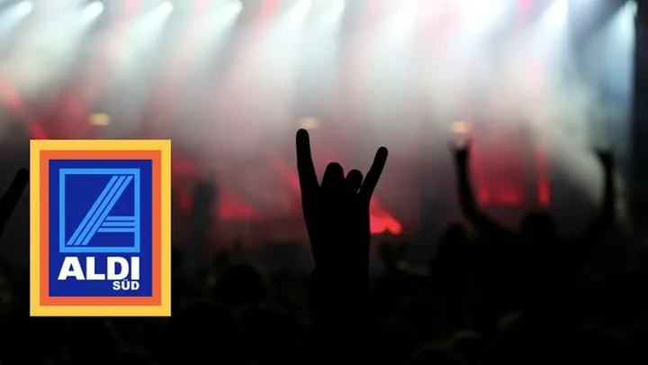 Rock Fans machen sich über diese Werbung im neuen ALDI-Prospekt lustig!