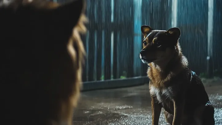 Een hond voedt 3 leeuwenwelpjes op - jaren later barst dierenverzorger in tranen uit als leeuw onverwachts doet