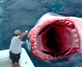 Questi marinai hanno trovato uno squalo gigante - Non crederai mai a quello che hanno trovato dentro!
