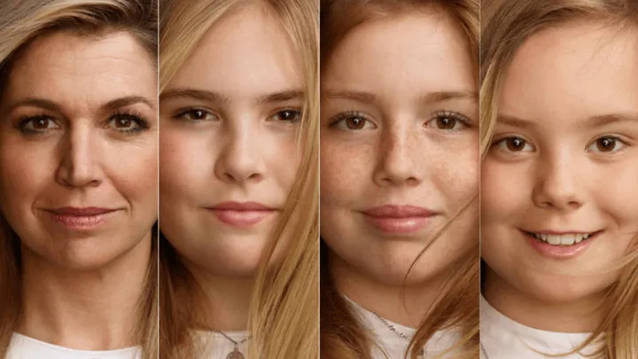 Dít detail was je vast nog niet opgevallen aan de nieuwe foto's van Máxima en de prinsesjes