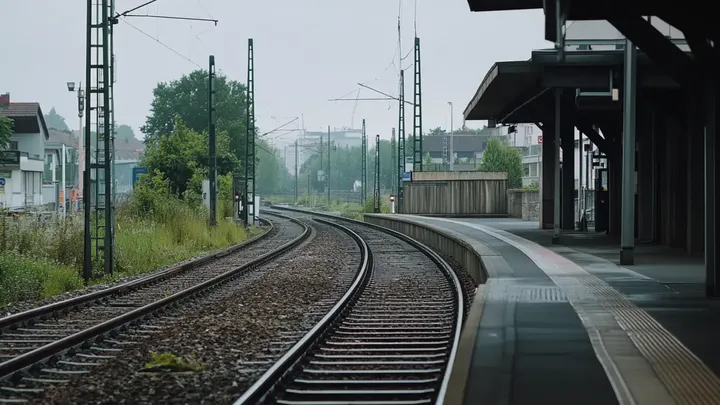 Cachorro bloqueia ferrovia, mas a verdadeira razão pela qual ele não consegue se mover parte o coração de todos