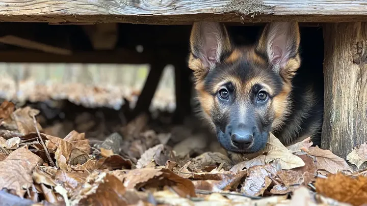 Zijn hond rende plotseling het bos in - wat hij vervolgens aantrof deed zijn bloed koud stromen!
