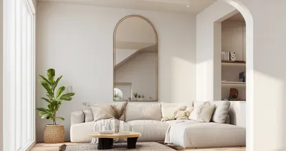 Deze fout bij het plaatsen van een spiegel kan je hele kamer in de war schoppen!