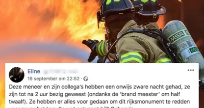 Facebookbericht over het tegenwerken van hulpdiensten gaat viraal