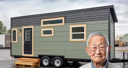 この86歳の祖父は、この小さな家に一人で住んでいる - 中を見てみましょう！