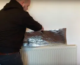 This is why you should stick a piece of aluminium foil behind your radiators