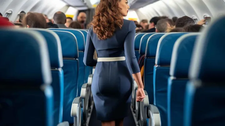 Una Azafata Ve a Su Marido en el Avión - Pero Se Da Cuenta de un Detalle Sorprendente