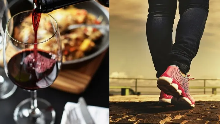Leef je langer door elke dag een glas wijn te drinken of door elke dag te sporten?