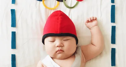 Zoiets heb je nog nooit gezien, zo schattig dit! Deze baby ziet er wel heel bijzonder uit!