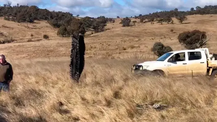 A Mysterious Large Object From Outer Space Crashed On A Sheep Farm In Australia 