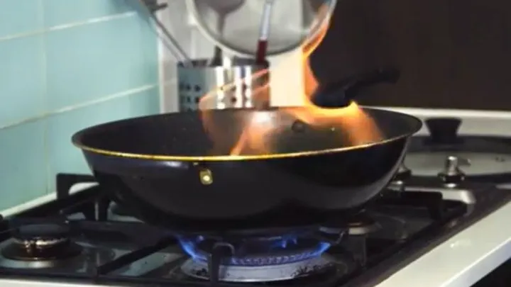 Grease fire?! Put it out with THIS handy product you already own!