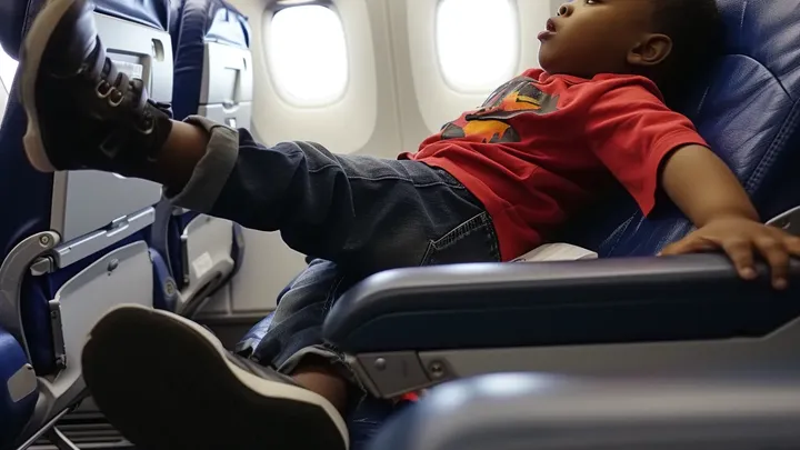 Quest'uomo ne aveva abbastanza! Guardate come ha dato una lezione a un bambino che calpestava il sedile e a sua madre!