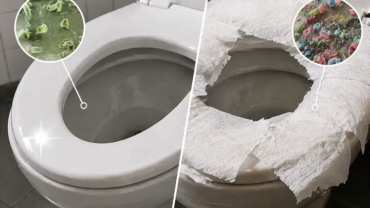 No se arriesgue Poner papel higiénico en el asiento hace lo contrario de lo que piensas