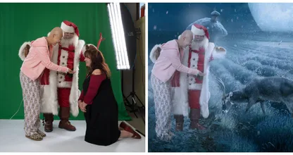 Deze Australische fotografe zorgt ervoor dat zieke kinderen alsnog een magische kerst hebben... Prachtig!