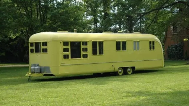 This couple bought a caravan in 1953 and this is what it looks like 60 years later!