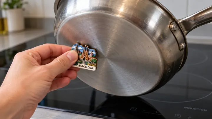 Zijn je oude pannen geschikt voor inductie? Doe deze test met een magneet en liniaal