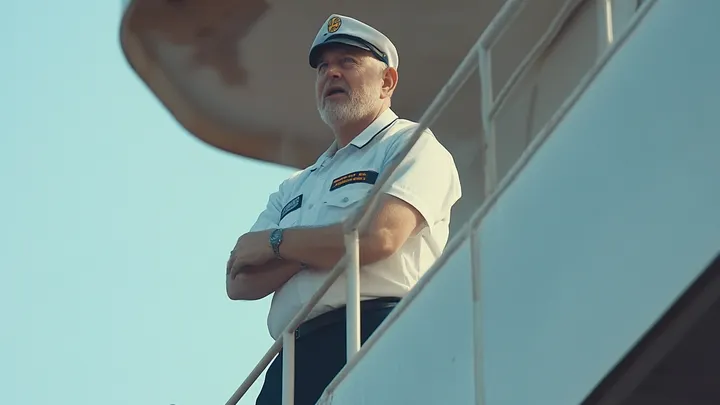 Die Küstenwache hebt einen Container vom Meeresboden und wirft dann einen Blick hinein
