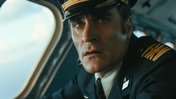Le pilote aperçoit sa femme à bord de l'avion, mais remarque ensuite un détail déconcertant