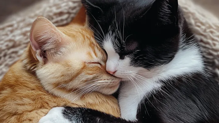Kat blijft vriend knuffelen voordat hij wordt ingeslapen - De reden erachter zal je doen verbleken!