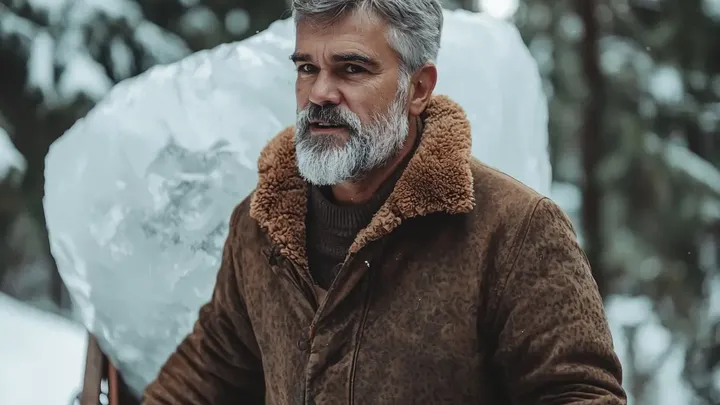 Un contadino andò nel bosco a cercare legna da ardere, ma trovò qualcosa di agghiacciante racchiuso nel ghiaccio.
