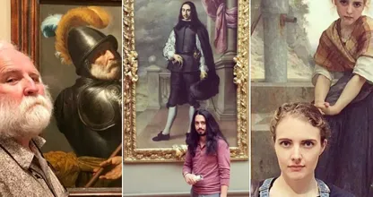 Bin ich das etwa? 11 Leute, die im Kunstmuseum ihren Doppelgänger getroffen haben!