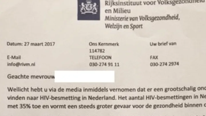 PAS OP: krijg je deze brief binnen? Reageer daar dan niet op; het is een 1-aprilgrap!