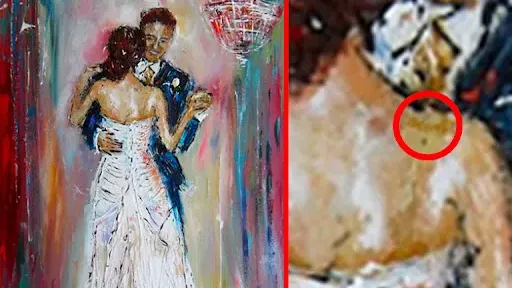 Esposa descobre o segredo de 50 anos do marido escondido sob o verniz da pintura - Inacreditável!