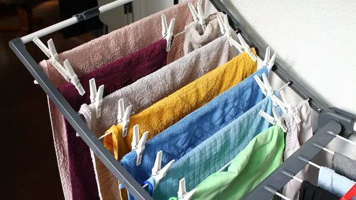Do you hang your clothes to dry on a drying rack inside? This is why you probably shouldn't...