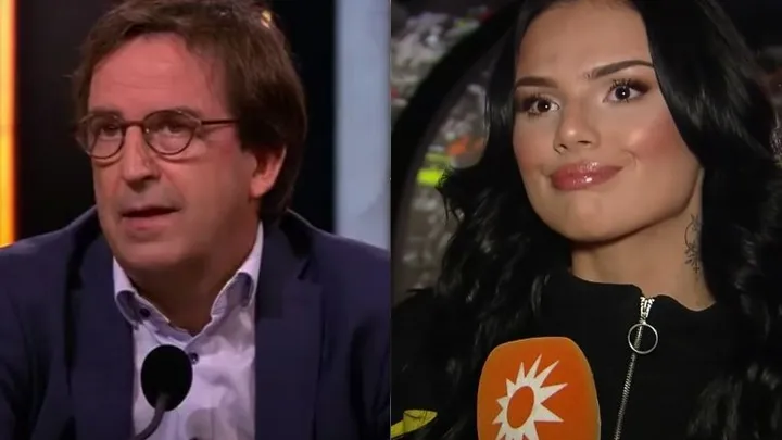 Famke Louise en Diederik Gommers hebben nog maar weinig contact