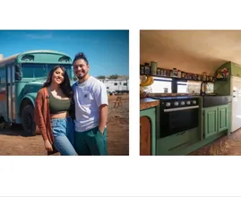 This Couple Transformed Their Skoolie into a Stunning Adobe-Style Home, and You’ll Be Inspired to Hit the Road!