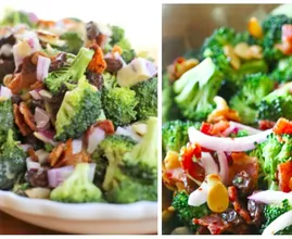 Dieser knackige und erfrischende Broccoli-Salat könnte dein Highlight für heute Abend sein!
