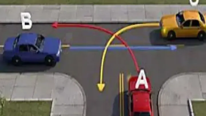 Which car has the right of way? Not many people know!