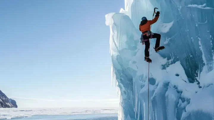 Iceberg Drifts Dangerously Close to Village – Locals Turn Pale When They See What’s on It