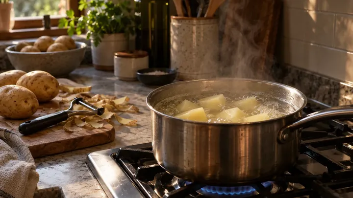 Why you should never cook potatoes in water