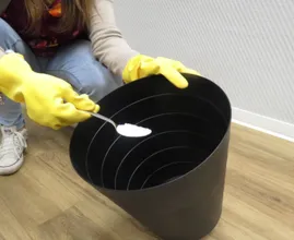 Das ist der Grund warum du immer etwas Baking Soda in den Mülleimer streuen solltest