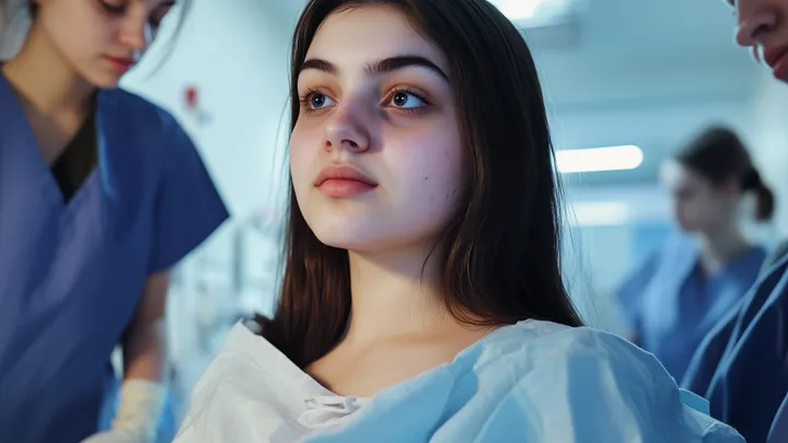 Depois de sua cesariana, ela notou uma cicatriz estranha. Quando ela perguntou ao médico sobre isso, o rosto dele ficou pálido