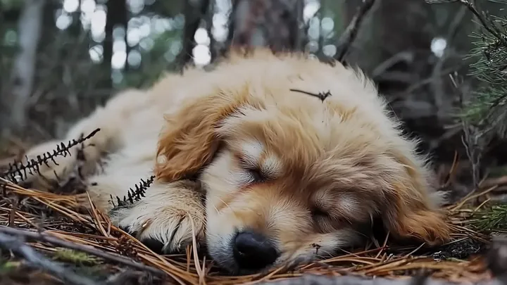 Mann dachte, er hätte einen Welpen im Wald gefunden - als die Tierärztin sie sieht, ruft sie die Polizei