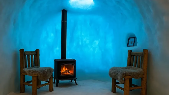 He Built His Dream Home Inside an Iceberg — Take a Peek Inside