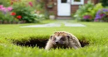 Igel gräbt immer wieder den Garten eines Mannes um - Sie werden nicht glauben, warum