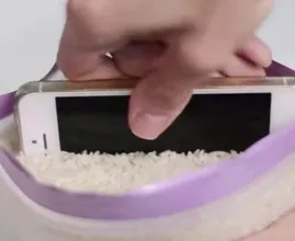 Feit of fabel: een smartphone met waterschade moet je een nacht in droge rijst leggen