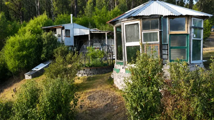 Questo artista vive da solo in una baita sperduta nella natura selvaggia — L’interno vi lascerà a bocca aperta!