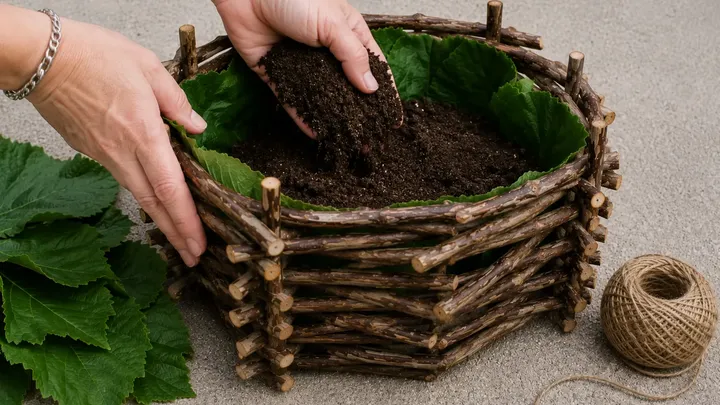 This Gardener Uses Sticks Instead Of Buying Hanging Baskets — Her DIY Alternative Cost Almost Nothing